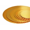 Podkład pod tort 36 cm gruby złoty fala podkładka pod tort ciasto duży karbowany